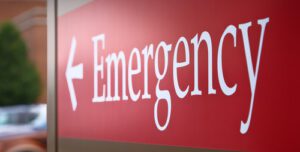 Señal de emergencia hospitalaria