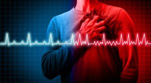 hartaandoening die pijn op de borst veroorzaakt